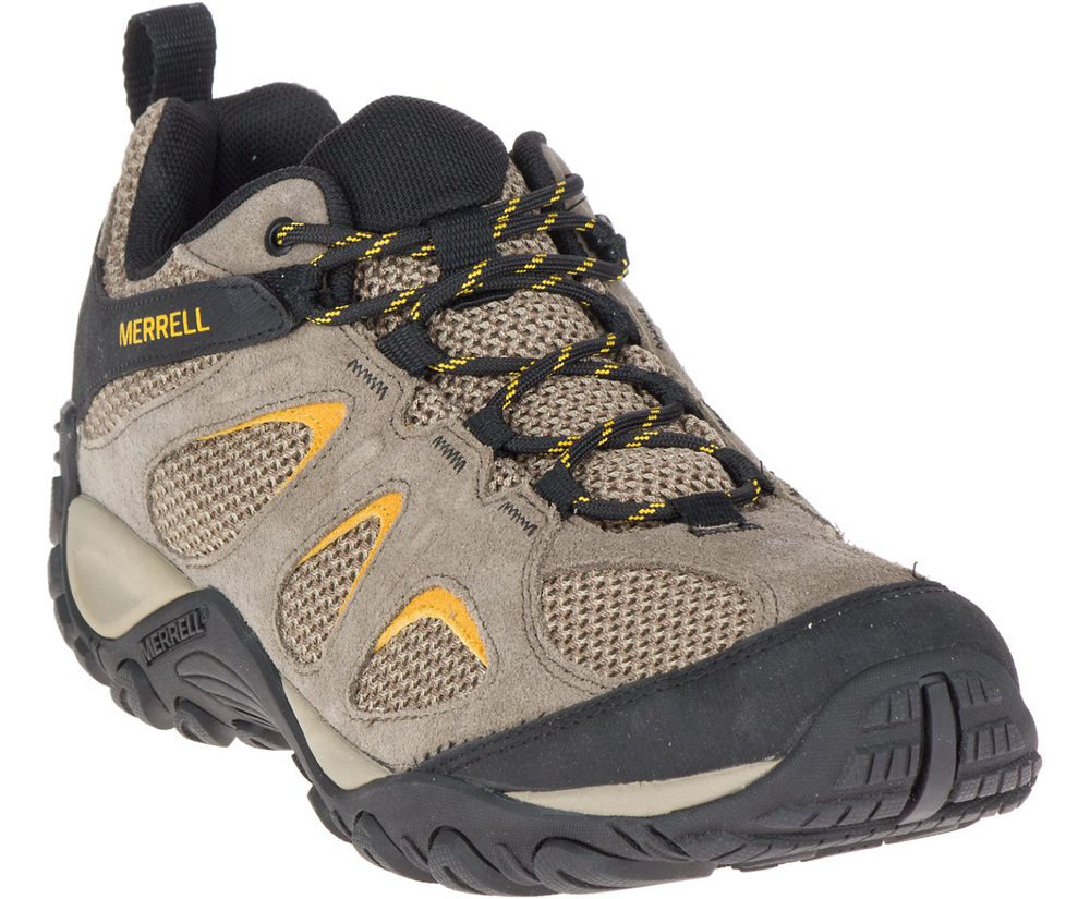 Buty Trekkingowe Merrell Męskie Szare - Yokota 2 Wide Width - 026451-FMX